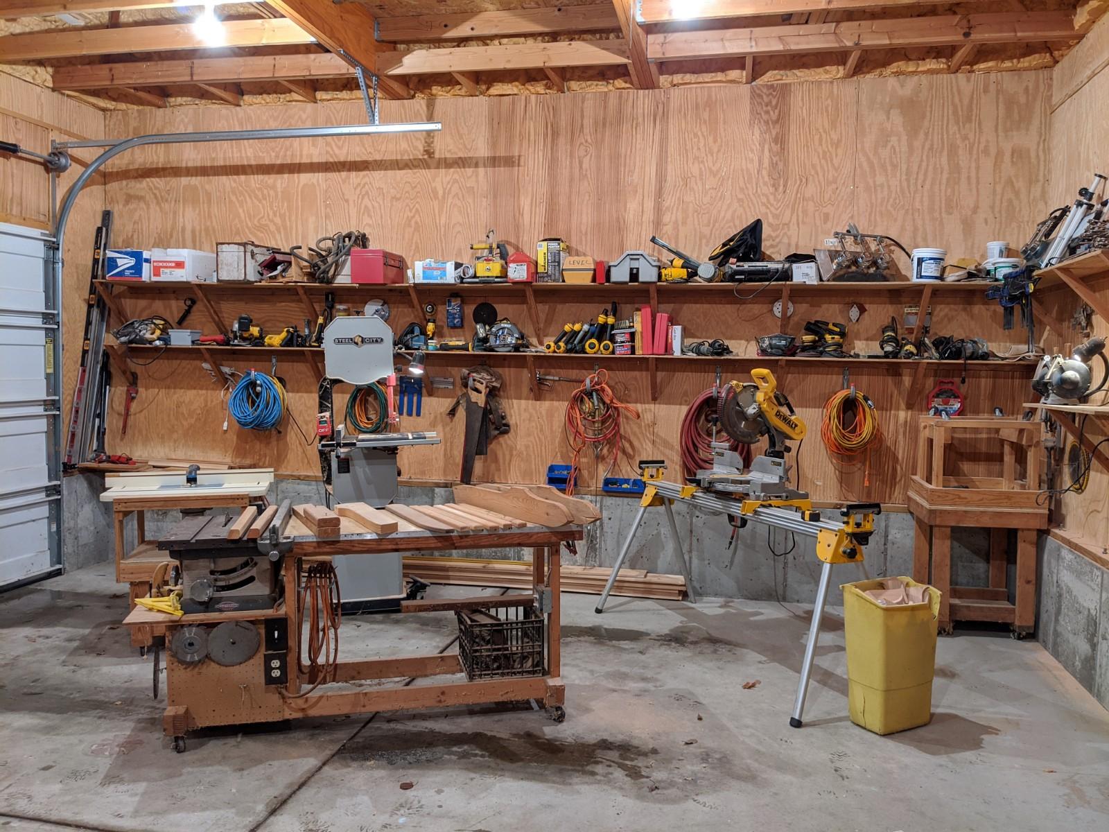 Inside Mike Orgler's woodshop